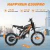 HAPPYRUN G300 Pro Electric Bike for Adults, 72V 30Ah Removable Battery, 6500W Peak Power E-bike, Up to 50MPH Speed, 70 Miles Range, 350LBS Load Capacity, Hydraulic Brakes, 2-Year Warranty